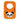 Lätzchen mit Name personalisiert | wasserdicht | Schlupflätzchen Panda orange